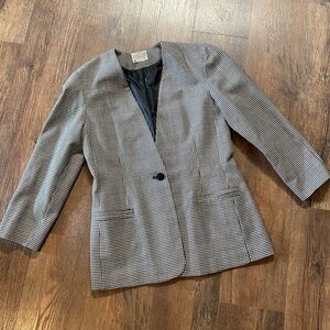 Vintage miss Pendleton plaid blazer
